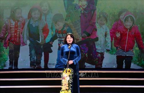 Phó Chủ tịch nước Đặng Thị Ngọc Thịnh, Chủ tịch Hội đồng Quỹ Bảo trợ trẻ em Việt Nam phát biểu tại Chương trình. Ảnh: Anh Tuấn – TTXVN Phó Chủ tịch nước Đặng Thị Ngọc Thịnh, Chủ tịch Hội đồng Quỹ Bảo trợ trẻ em Việt Nam phát biểu tại Chương trình. Ảnh: Anh Tuấn – TTXVN