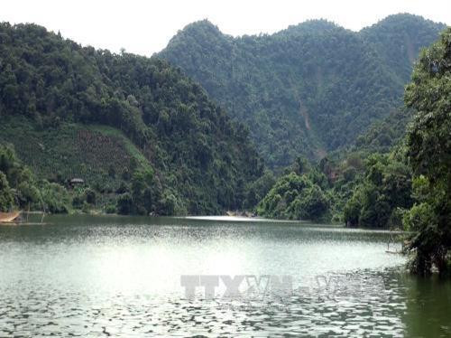 Nhờ bảo vệ rừng hiệu quả, nguồn nước của bản Hùn, xã Chiềng Cọ, thành phố Sơn La luôn được đảm bảo. Ảnh: Hữu Quyết