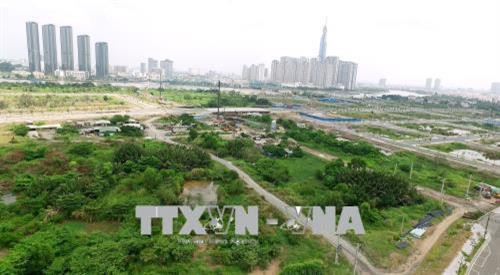 Một góc Khu đô thị mới Thủ Thiêm. Ảnh: Quang Nhựt - TTXVN Một góc Khu đô thị mới Thủ Thiêm. Ảnh: Quang Nhựt - TTXVN