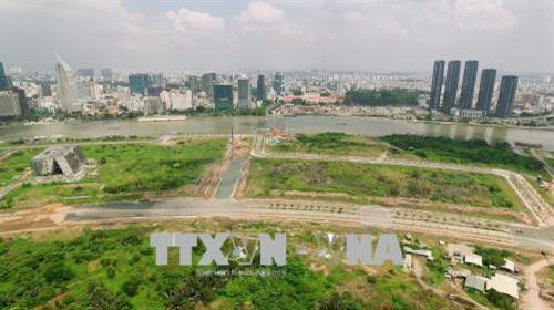 Một góc Khu đô thị mới Thủ Thiêm. Ảnh: Quang Nhựt - TTXVN Một góc Khu đô thị mới Thủ Thiêm. Ảnh: Quang Nhựt - TTXVN