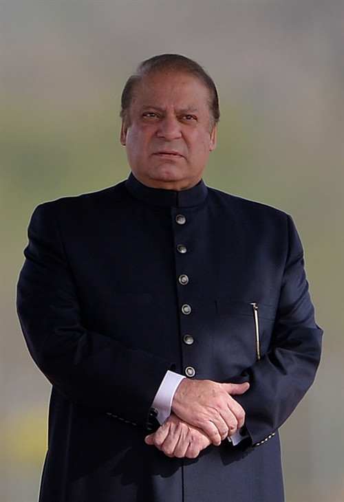 Trong ảnh (tư liệu): Thủ tướng Pakistan Nawaz Sharif tại Islamabad ngày 23/3. AFP/TTXVN