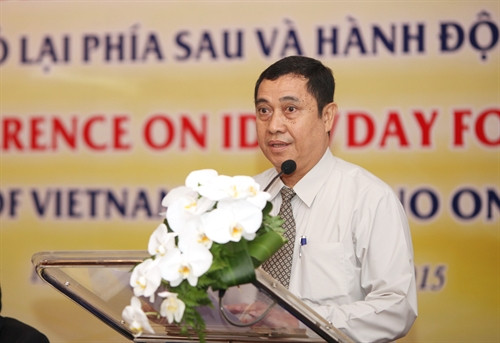 Ông Sơn Phước Hoan- Thứ trưởng, Phó Chủ nhiệm Ủy ban Dân tộc phát biểu tại diễn đàn. Ảnh: Anh Tuấn- TTXVN Ông Sơn Phước Hoan- Thứ trưởng, Phó Chủ nhiệm Ủy ban Dân tộc phát biểu tại diễn đàn. Ảnh: Anh Tuấn- TTXVN