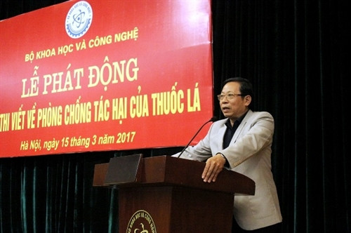 Ông Đặng Quang Huấn- Chủ tịch Công đoàn Bộ Khoa học và Công nghệ phát biểu tại Lễ phát động cuộc thi. Ảnh: WEB Bộ KH&CN Ông Đặng Quang Huấn- Chủ tịch Công đoàn Bộ Khoa học và Công nghệ phát biểu tại Lễ phát động cuộc thi. Ảnh: WEB Bộ KH&CN