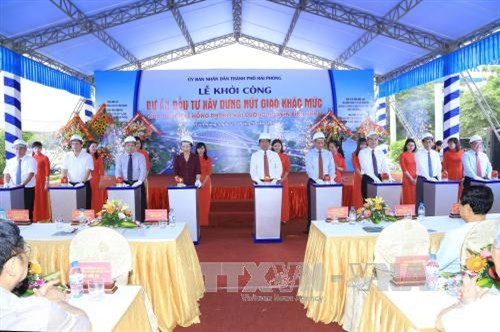 Khởi công cầu vượt “khai thông” hệ thống cảng biển Hải Phòng ảnh 1