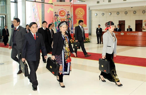 Các đại biểu dự Đại hội (Chiều 25/1/2016). Ảnh: TTXVN