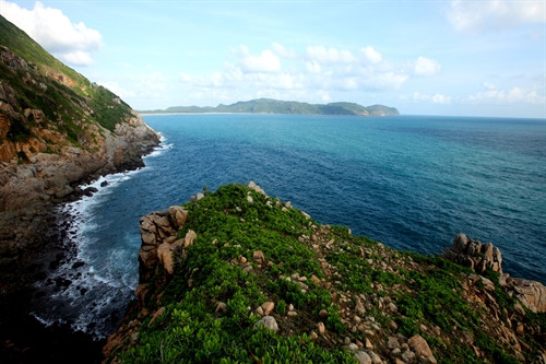 Một góc biển Côn Đảo.