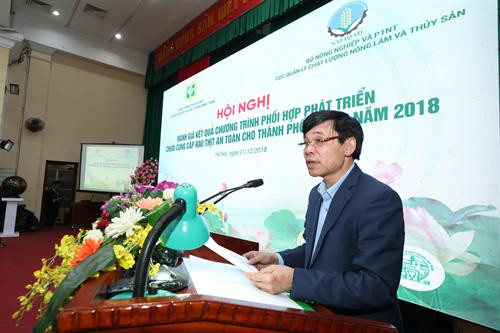 Hà Nội tăng cường phối hợp phát triển chuỗi cung cấp rau thịt an toàn ảnh 2