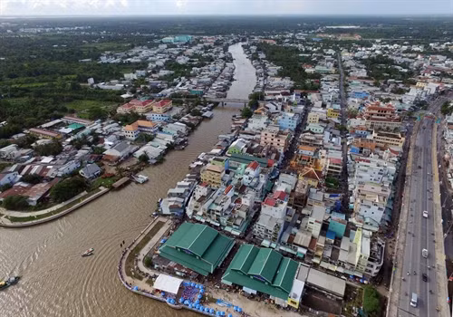 Một góc thành phố Cần Thơ.
