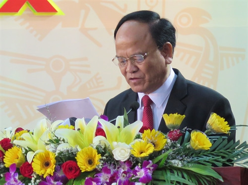 Ông Nguyễn Văn Thiện- Bí thư Tỉnh ủy Bình Đinh. Ảnh: Viết Ý- TTXVN