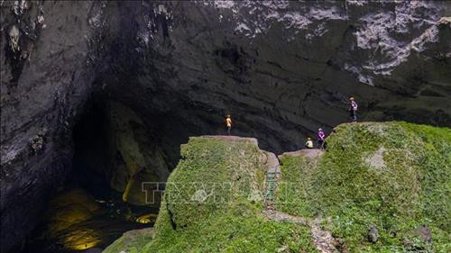 Cảnh đẹp hang Sơn Đoòng. Ảnh: TTXVN Cảnh đẹp hang Sơn Đoòng. Ảnh: TTXVN