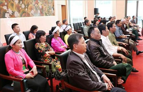 Các đại biểu tại buổi tiếp. Ảnh: Văn Điệp – TTXVN Các đại biểu tại buổi tiếp. Ảnh: Văn Điệp – TTXVN