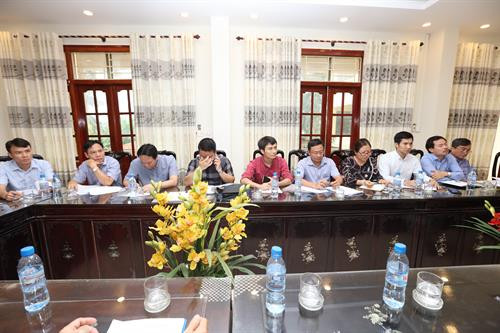 Một số hình ảnh về Đoàn kiểm tra, đánh giá Chương trình phối hợp phát triển chuỗi cung cấp rau, thịt cho thành phố Hà Nội tại tỉnh Hà Nam.