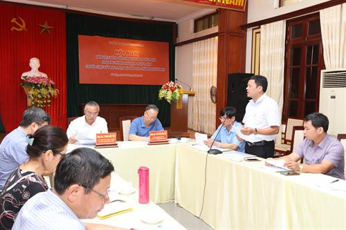 Lãnh đạo thành phố Hà Nội làm việc với Ban điều phối Chương trình phối hợp phát triển chuỗi cung ứng rau, thịt an toàn cho thành phố Hà Nội.