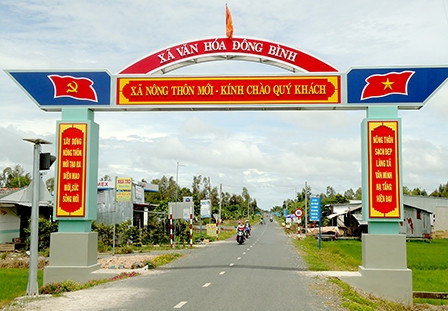Đông Bình về đích xây dựng nông thôn mới ảnh 1 Đông Bình về đích xây dựng nông thôn mới ảnh 1