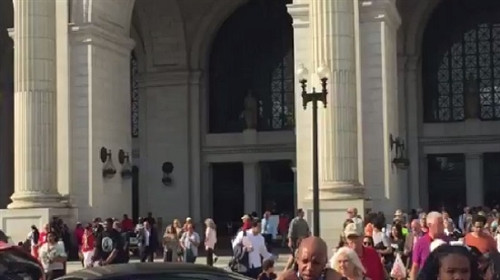 Đe dọa đánh bom tại ga tàu điện ngầm chính ở Washington ảnh 1