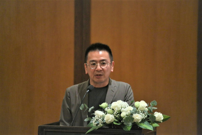 Ông Tetsuya Sugimoto, Công ty Tokai Denshi Inc. phát biểu tại Hội thảo Hội thảo mở về An toàn giao thông “Hướng tới mục tiêu ‘Đã uống rượu bia, không lái xe'" ảnh 2