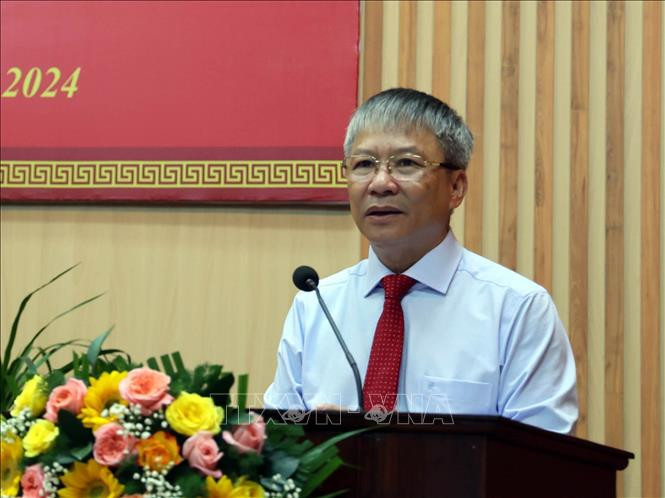 Ông Nguyễn Đức Dũng, tân Chủ tịch Hội đồng nhân dân tỉnh Quảng Nam. Ảnh: TTXVN nguyen-đuc-dung-06082024-03.jpg
