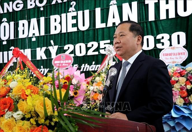 Phó Bí thư Tỉnh ủy Phú Thọ Nguyễn Phi Long chỉ đạo Đại hội Đảng bộ lần thứ Nhất xã Mường Bi. muong-bi1.jpg