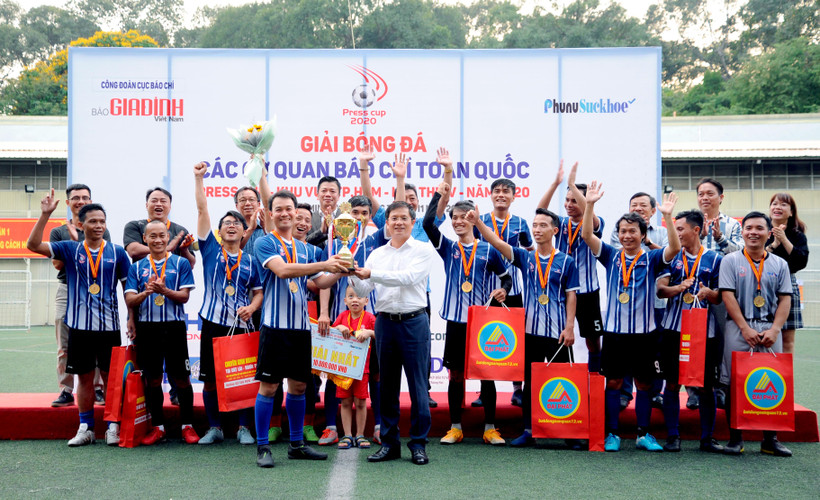 Cơ quan TTXVN khu vực phía Nam vô địch Press Cup 2020 khu vực Thành phố Hồ Chí Minh ​