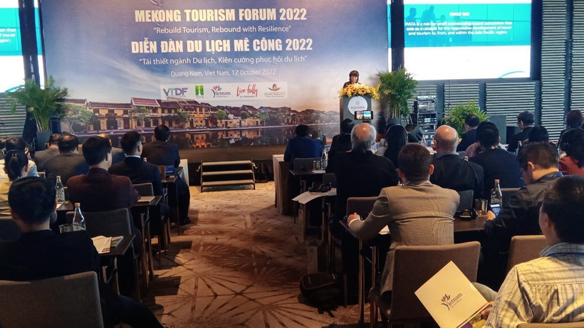 Quang cảnh Diễn đàn du lịch Mê Công 2022. Ảnh: TTXVN
