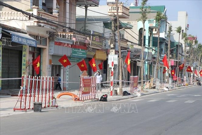 Dịch COVID-19: Thành phố Hải Dương thiết lập vùng cách ly y tế tại 2 khu, cụm dân cư