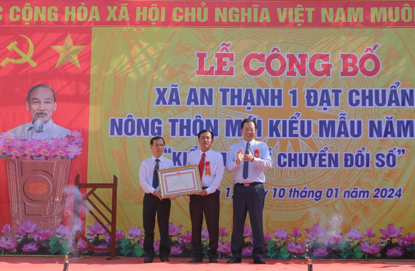 Xã đảo đầu tiên tại Sóc Trăng đạt chuẩn nông thôn mới kiểu mẫu