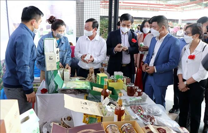 Giới thiệu sản phẩm OCOP tới du khách dịp Giỗ Tổ Hùng Vương 2022