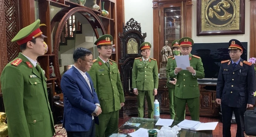 Bắt tạm giam ông Trương Minh Hiến, nguyên Phó Chủ tịch UBND tỉnh Hà Nam