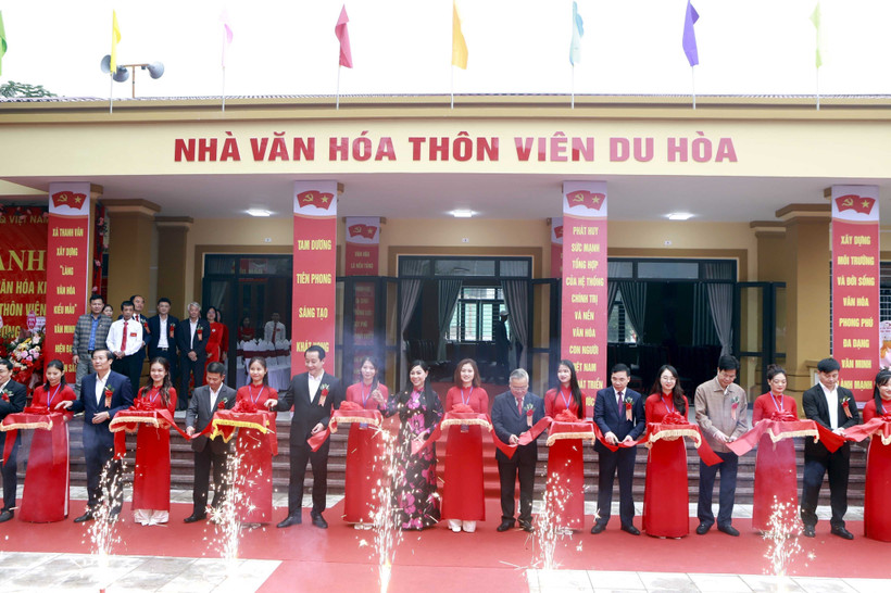 Vĩnh Phúc: Nhiều công trình làng văn hóa hoàn thành trong dịp Ngày hội Đại đoàn kết toàn dân tộc