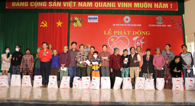 Hội Chữ thập đỏ Quảng Ngãi vận động hỗ trợ 12.600 suất quà Tết cho người nghèo