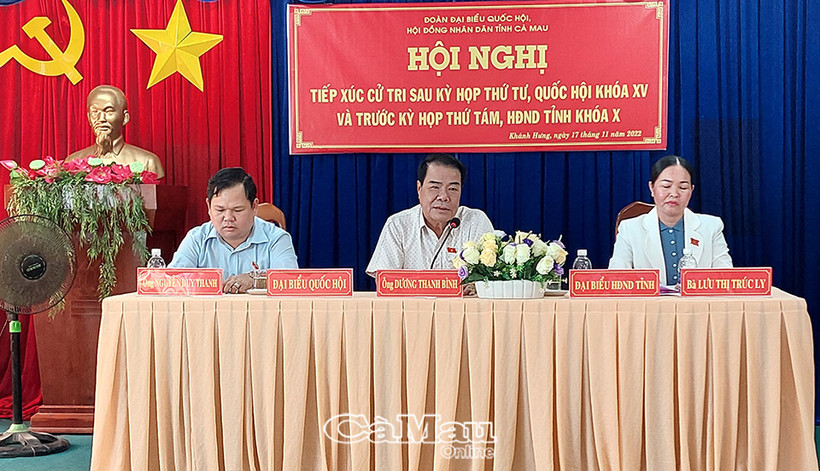 Cử tri Cà Mau kiến nghị hỗ trợ đất ở, đất sản xuất cho đồng bào dân tộc thiểu số 