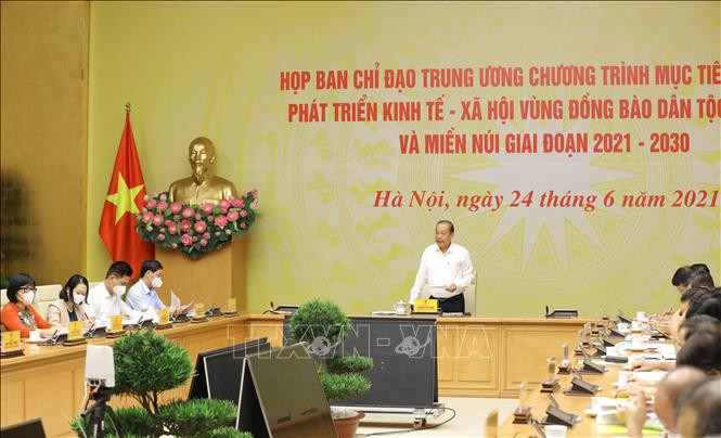 Phó Thủ tướng Trương Hòa Bình: Quyết liệt vào cuộc để đời sống của đồng bào dân tộc thiểu số và miền núi ngày càng được nâng cao