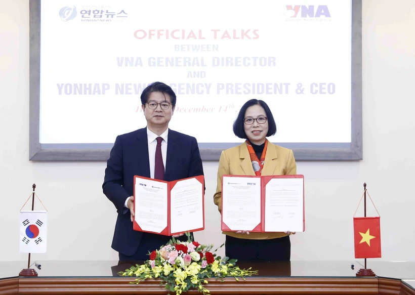 Thúc đẩy hợp tác giữa hai hãng Thông tấn Việt Nam - Hàn Quốc
