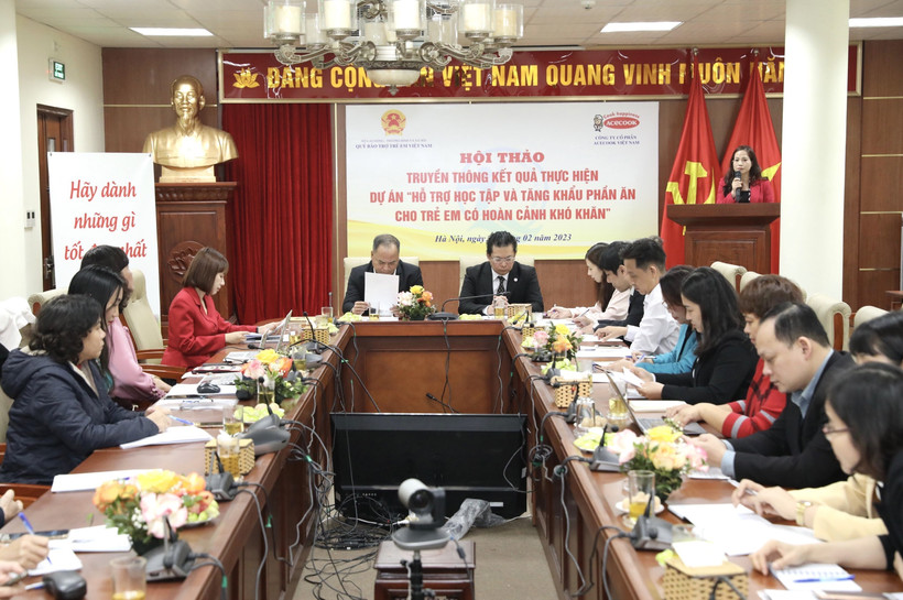 Hơn 30 nghìn trẻ em khó khăn vùng sâu, xa được hỗ trợ học tập và dinh dưỡng
