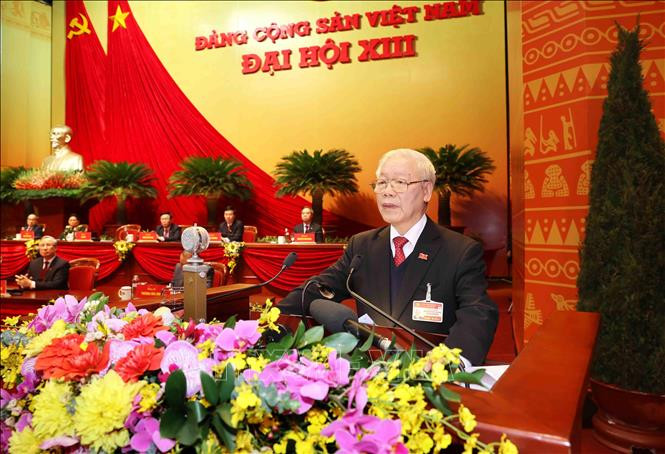 Đại hội XIII của Đảng thành công tốt đẹp: Thông qua Nghị quyết Đại hội đại biểu toàn quốc lần thứ XIII của Đảng