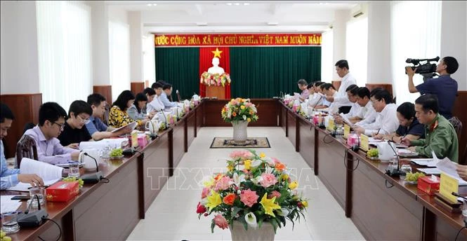 Kiểm tra công tác chuẩn bị cho bầu cử ở Ninh Thuận