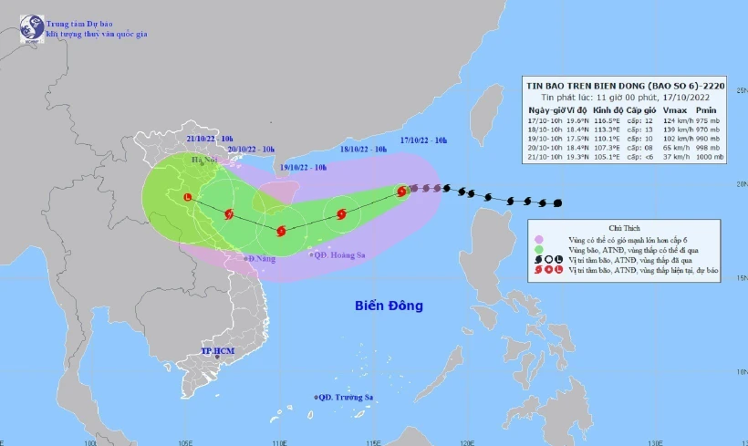 Tăng cường đảm bảo an toàn tàu thuyền ứng phó với bão số 6 