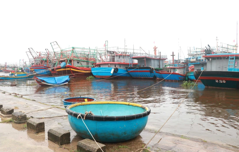 Lũ trên các sông đang lên nhanh, vùng thấp trũng bị ngập cục bộ tại Quảng Trị