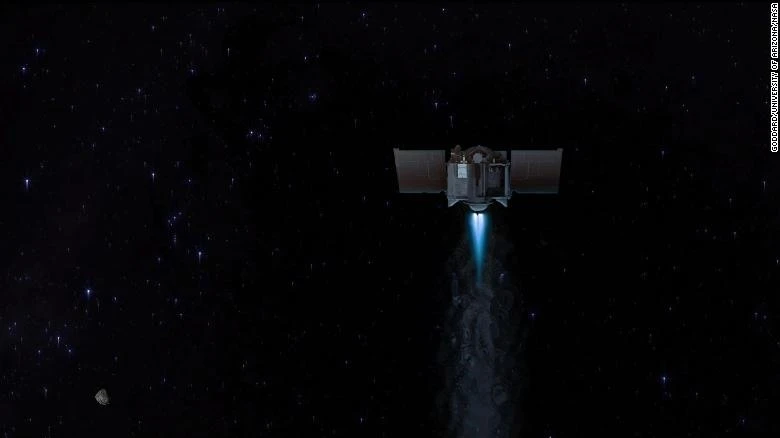 Tàu vũ trụ của NASA thu được mẫu vật nặng 250gr trên tiểu hành tinh Bennu