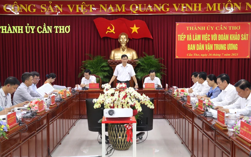 Đảm bảo tự do tín ngưỡng, chăm lo đời sống đồng bào dân tộc thiểu số ở Cần Thơ