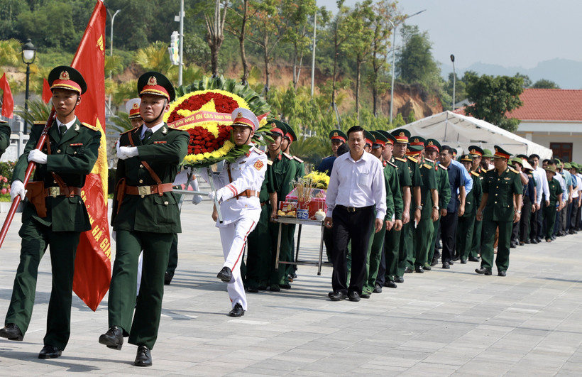Ngày Thương binh - Liệt sỹ 27/7: Truy điệu và an táng hài cốt liệt sỹ tại Vị Xuyên