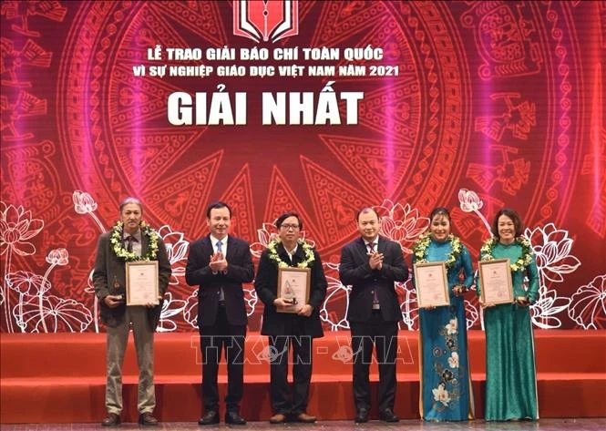 62 tác phẩm xuất sắc được trao Giải báo chí toàn quốc “Vì sự nghiệp Giáo dục Việt Nam” năm 2021