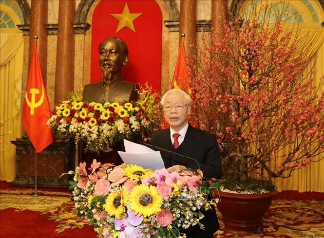 Tổng Bí thư, Chủ tịch nước Nguyễn Phú Trọng: Phát huy tinh thần yêu nước, bản lĩnh và trí tuệ Việt Nam