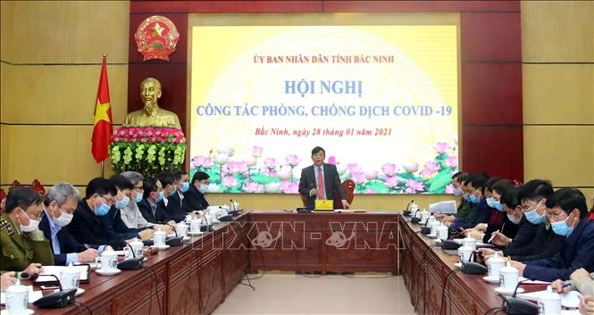 Dịch COVID-19: Bắc Ninh giãn cách xã hội toàn bộ xã Lâm Thao từ ngày 29/1