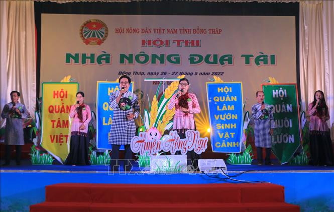 Hội thi Nhà nông đua tài - sân chơi bổ ích cho nông dân Đồng Tháp