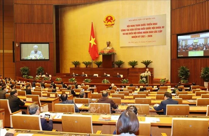 Tổng Bí thư, Chủ tịch nước Nguyễn Phú Trọng: Tập trung chuẩn bị, tổ chức thành công cuộc bầu cử đại biểu Quốc hội và HĐND các cấp nhiệm kỳ 2021-2026