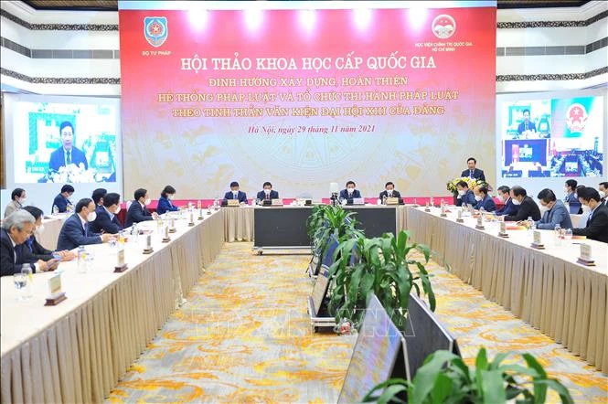 Định hướng xây dựng, hoàn thiện hệ thống pháp luật theo tinh thần Văn kiện Đại hội XIII của Đảng