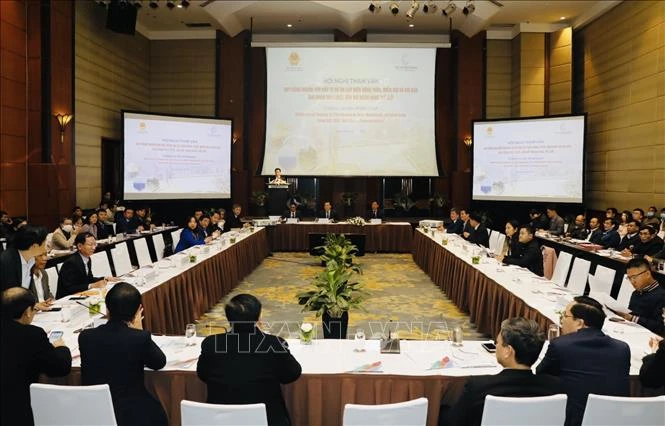 Quang cảnh hội nghị. Ảnh: Trần Việt - TTXVN