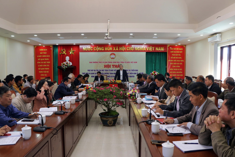 Quang cảnh hội thảo. Ảnh Chu Quốc Hùng-TTXVN