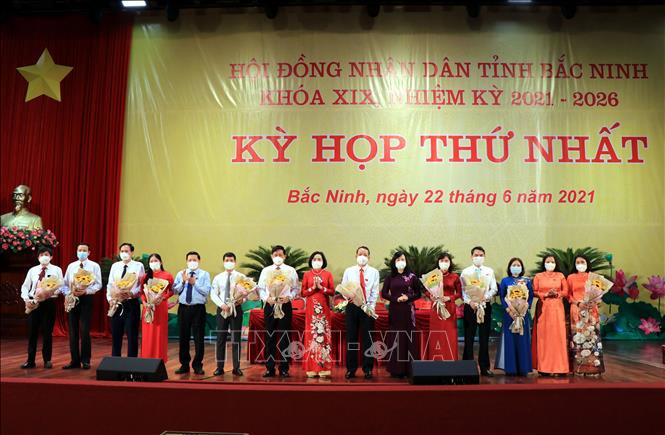 Bầu các chức danh chủ chốt HĐND và UBND tỉnh Bắc Ninh khóa XIX